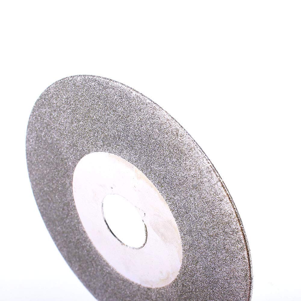 4 inch Double Side Diamond Grinding Wheel Cut Off Wheel Abrasive Wheel Flat Lap Disc 150 Grit for Grinding Glass Stone Ceramics