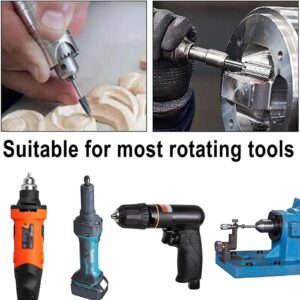 New 10 Pcs 1/8" Shank Tungsten Carbide Milling Cutter Rotary Tool Burr Double Diamond Cut Rotary Tools Electric Grinding ( Color : 1 Pack )