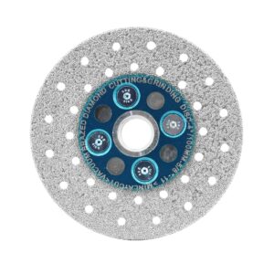 MINLAYCUT Diamond Cutting Grinding Discs - 4" Diamond Blade 100mm Double Side for Granite Marble Procelain Ceramic Tile Stone Concrete 5/8''-11 Thread