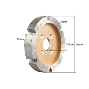 90MM Diamond Saw Blade 15MM Thickened Carving Blade Stone Wall Concrete Floor Slotting Dry Cutting Sintering Grinding Blade