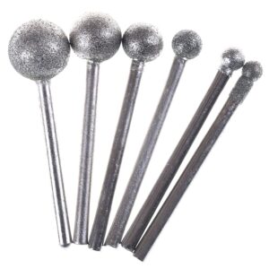 XENITE Grinding and Polishing Head 6Pcs/lot Round Diamond Grinding Wheel Rotary Tool Diamond Tools for Granite Burs Tools Accessories Polishing