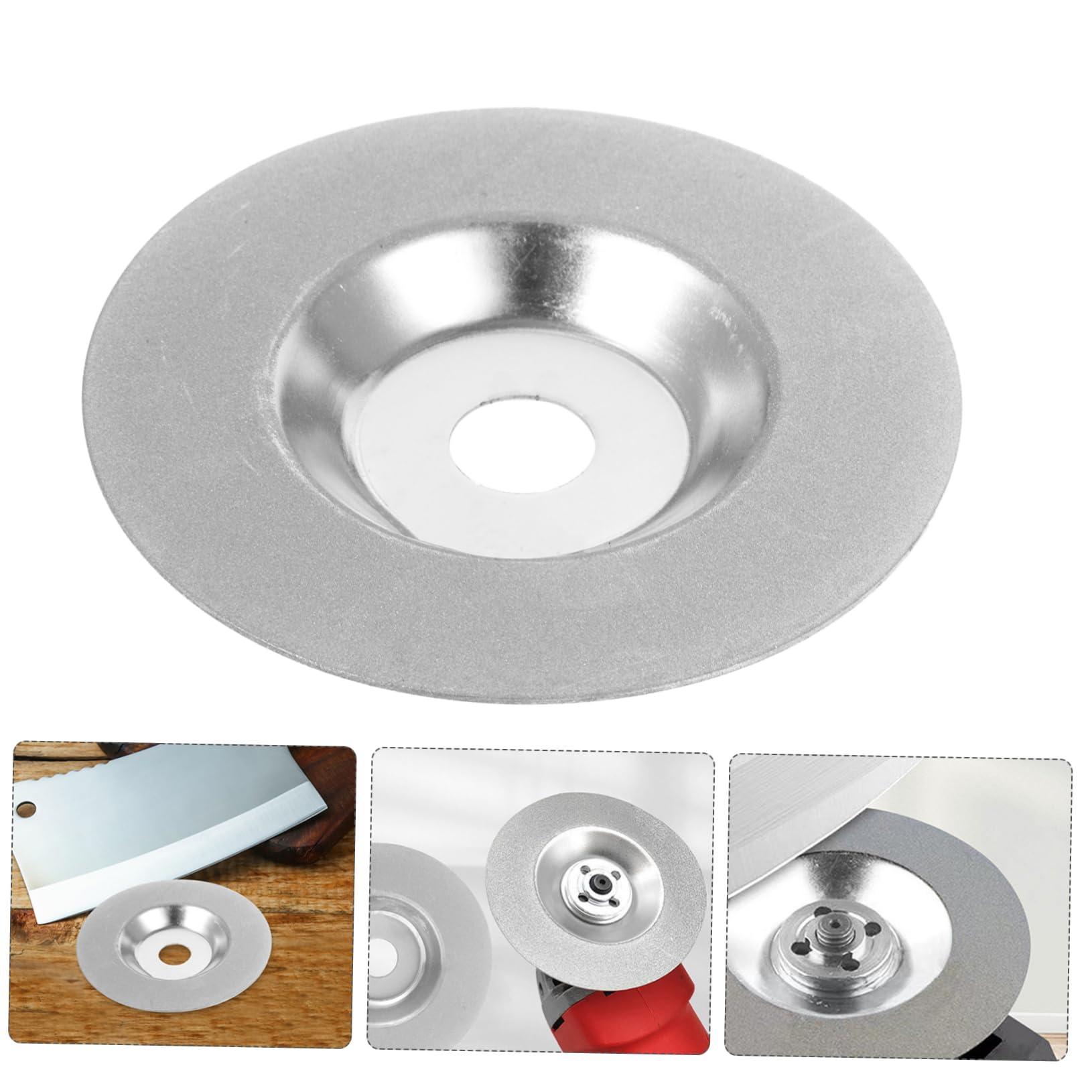 Mobestech 5pcs Angle Whetstone Wheel Angle Sanding Disc Stump Remover Grind Wheel Flap Disc Wool Felt Polishing Wheel Diamond Cutting Machine Multipurpose