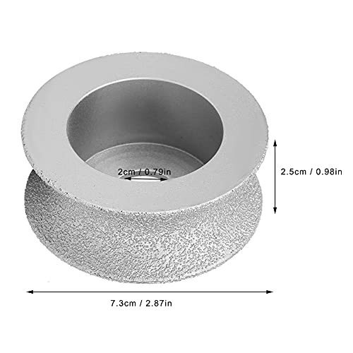 Grinding Wheel 7.3cm Diamond Grinding Cup Wheel Concave Diamond Cutting Grinding Disc for Stone Ceramic Glass(2.5cm)