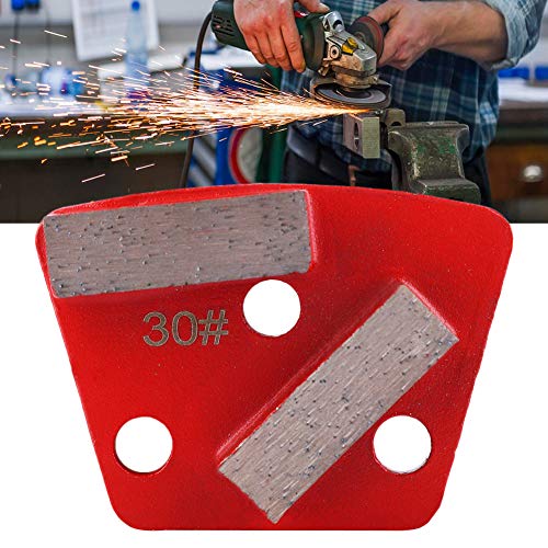 Sluffs Diamond Grinding Disc Pad,3PCS Trapezoid Diamond Floor Grinding Pad Disc Grit Metal Bond Scraper