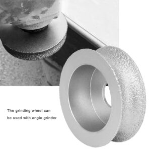 Grinding Wheel, Grinding Wheel for Angle Grinders Brazed Diamond Grinding Concave Abrasive Wheel Disc Dry Wet Grinding, Surface Grinding Wheels (Concave Grinding Wheel 3.5)