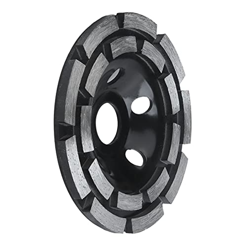 Grinding Wheel, Grinder Disc Diamond Grinder Wheel Wet Dry Dual Use for Stone Concrete (Diameter 115mm)