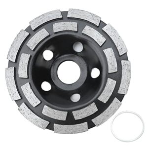 Grinding Wheel, Grinder Disc Diamond Grinder Wheel Wet Dry Dual Use for Stone Concrete (Diameter 115mm)