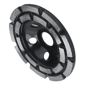 Grinding Wheel, Grinder Disc Diamond Grinder Wheel Wet Dry Dual Use for Stone Concrete (Diameter 115mm)