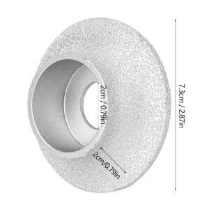 Diamond Concrete Grinding Wheel, 2.8 Inch Diamond Grinding Cup Wheel for Polishing and Cleaning Stone Concrete, Cement, Marble, Rock, Granite(2.0cm)