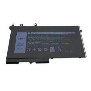 Aluo 93FTF New Laptop Battery compatable with Dell Precision 15 3520 3530 Latitude 5280 5480 5580 5590 5490 5288 5290 5488 E5280 E5480 E5580 E5490 E5590 E5290 D4CMT 4YFVG 83XPC 083XPC