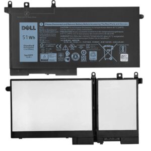 DELL 93FTF Laptop Battery for Dell Latitude 5280 5480 5580 5590 5490 5288 5290 5290 5488 5495 E5480 E5580 E5590 Dell Precision 15 3520 3530 93FTF D4CMT DJWGP DV9NT FPT1C GD1JP 0DJWGP 4YFVG 11.4V 51Wh