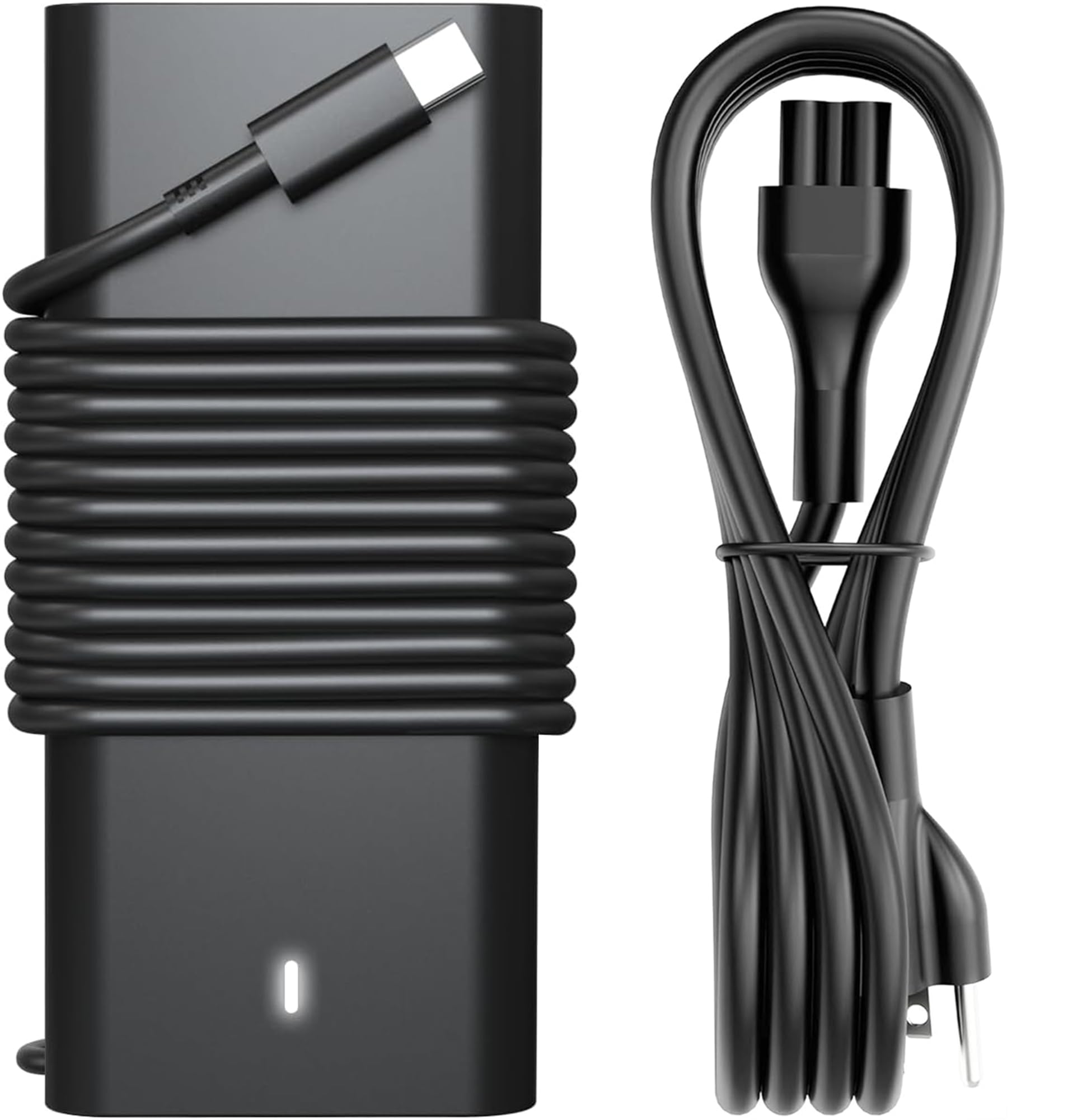 65W USB-C Laptop Charger Replacement for Dell XPS and Latitude 5000 and Chromebook - Power Cord Included