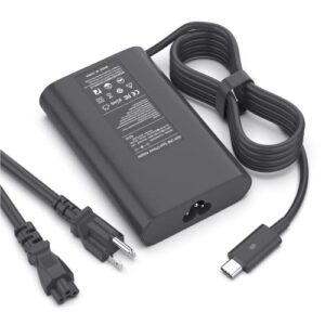 65w usb c laptop charger for dell latitude 5420 5520 7420 5540 5440 5430 5530 7430 3540 3440 7440 7340 5320 7320, xps 13 15 7390 9310 9300 9305 9310 type c power cord