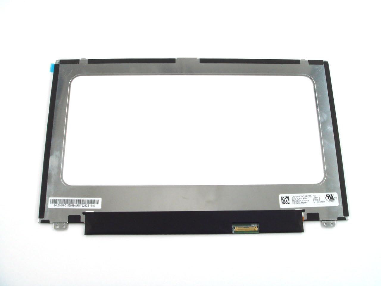 Bayjebu Replacement Parts for DELL Latitude 5280 5290 12.5" WXGAHD LCD Screen eDP-30pin 1366 * 768 0NM3MT M125NWR1