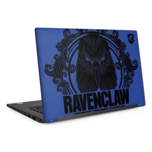 skinit decal laptop skin compatible with latitude 5290 12in - officially licensed wizarding worlds harry potter ravenclaw illustration design
