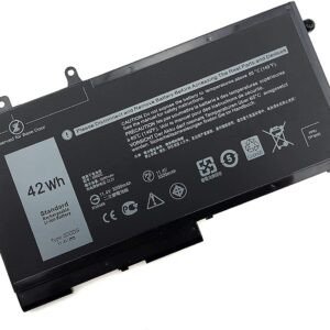 FLIW 3DDDG Replacement Battery Compatible with Dell Latitude E5280 E5480 E5580 5280 5288 5290 5480 5488 5490 5491 5495 5580 5590 Precision 3520 3530 Series 049XH 45N3J 3VC9Y RRJDX [11.4V 42Wh]