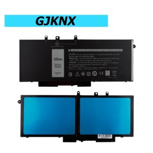 Vvsialeek New GJKNX 68Wh Laptop Battery Compatible with Dell Latitude 5480 5580 5280 5288 5290 5488 5490 5491 5495 5590 5591 E5480 E5580 E5590 E5490 Precision 15 3520 3530