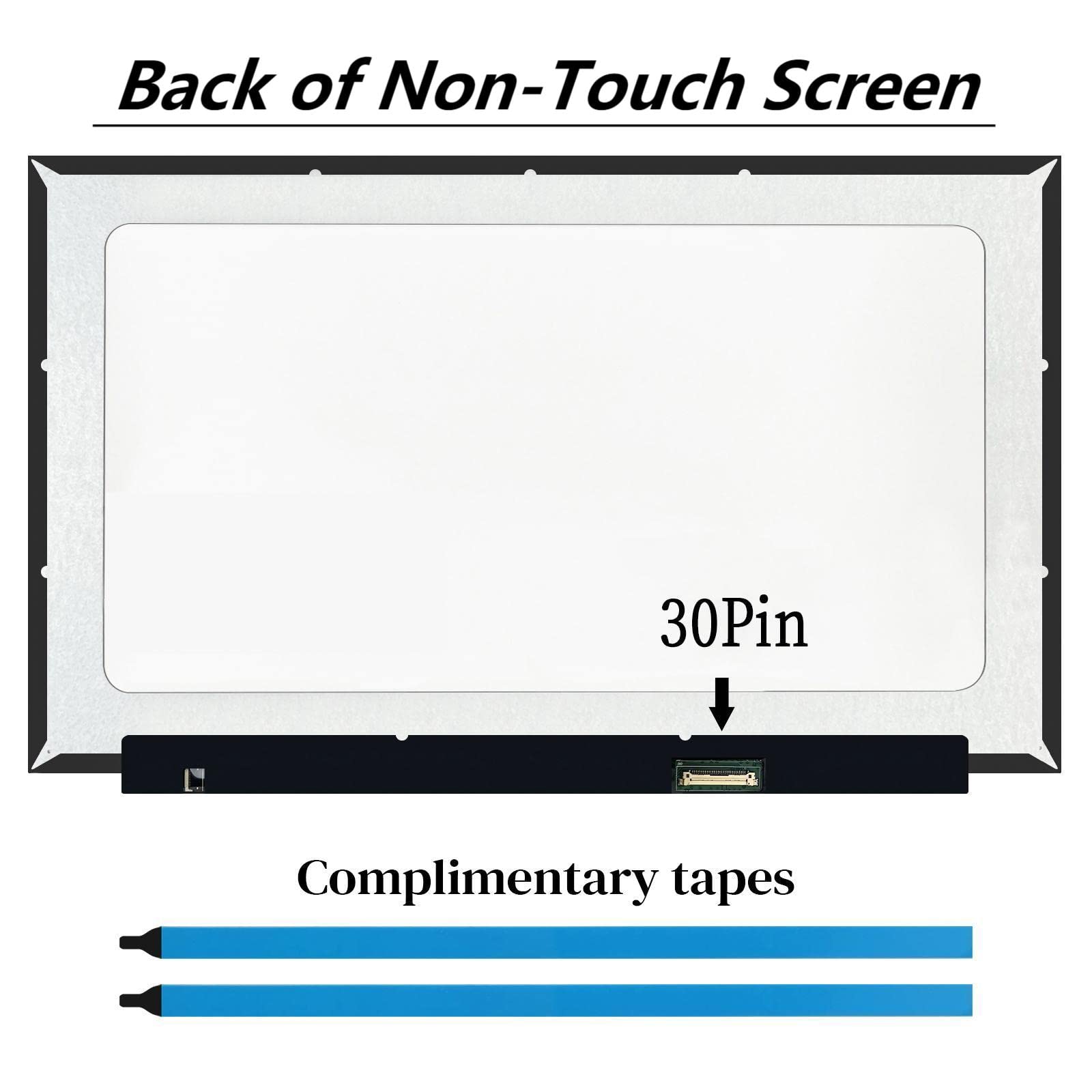 LCD Screen Replacement for Dell Latitude 5280 5290 FHD 1920x1080 LED IPS Display
