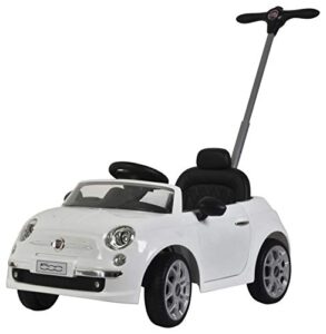 fiat push car white