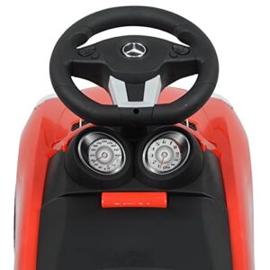 Best Ride On Cars Mercedes Benz Push Car, Red