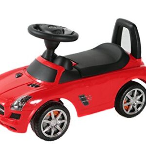 Best Ride On Cars Mercedes Benz Push Car, Red