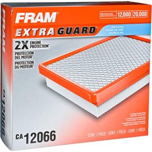 FRAM Extra Guard Engine Air Filter Replacement, Easy Install w/Advanced Engine Protection and Optimal Performance, CA12066 for Select Fiat and Jeep Vehicles