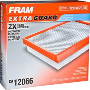 FRAM Extra Guard Engine Air Filter Replacement, Easy Install w/Advanced Engine Protection and Optimal Performance, CA12066 for Select Fiat and Jeep Vehicles