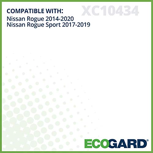 ECOGARD XC10434 Premium Cabin Air Filter Fits Nissan Rogue 2014-2020, Rogue Sport 2017-2019