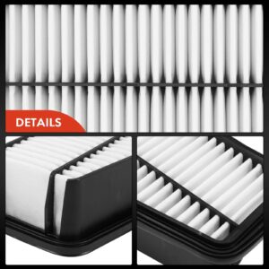 A-Premium Engine Air Filter Compatible with Toyota Models - Tacoma 2005-2015, Tundra 2005-2010, 4Runner 2003-2009, FJ Cruiser 2007-2009 - V6 4.0L - Replace# 17801-0P010, CA9683