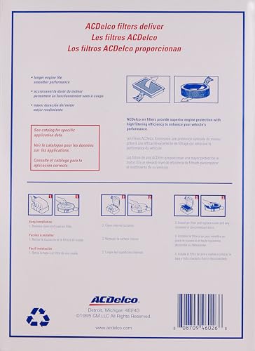 ACDelco GM Original Equipment A3212C Air Filter