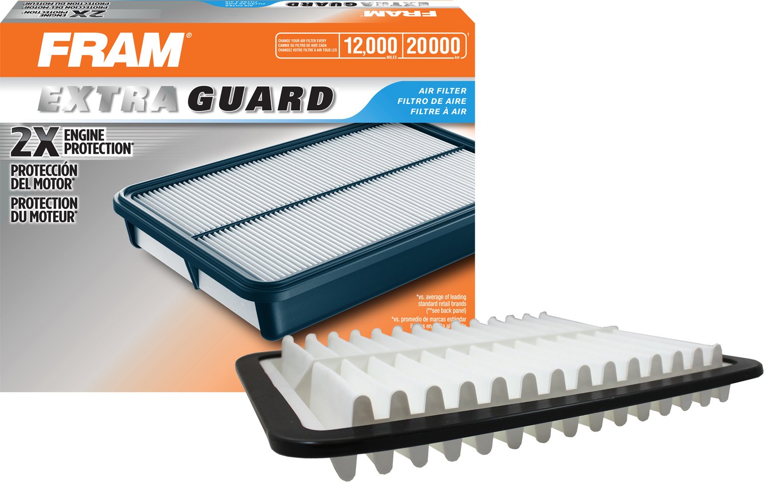 FRAM Extra Guard CA9492 Replacement Engine Air Filter for Select Chevrolet, Pontiac, Saturn and Buick Models, Provides Up to 12 Months or 12,000 Miles Filter Protection