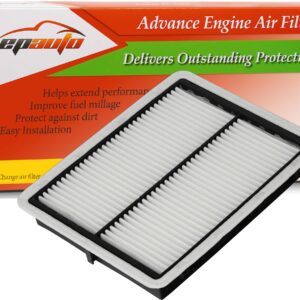 EPAuto GP943 (CA11943) Replacement for Hyundai and Kia Extra Guard Engine Air Filter for Select Hyundai and Kia Models 11.8"Wx8.5"Dx1.7"H