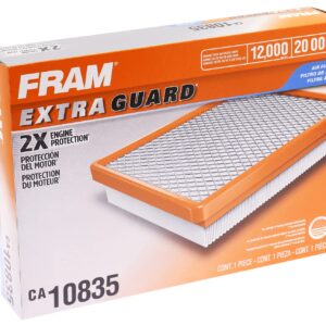 FRAM Extra Guard CA10835 Replacement Engine Air Filter for Select Lexus and Toyota Models, Provides Up to 12 Months or 12,000 Miles Filter Protection