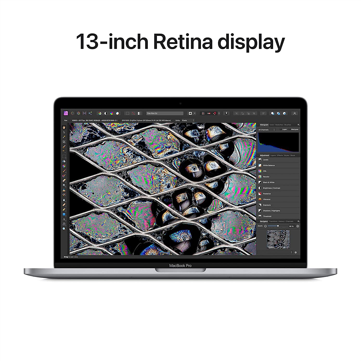 Apple MacBook Pro 13-inch Laptop with M2 chip: Retina Display, 8GB RAM, 512GB SSD, Touch Bar, Backlit Keyboard, FaceTime HD Camera Silver (Renewed)