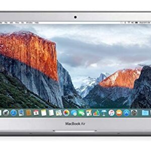 Apple MacBook Air (Early 2015), OS X High Sierra, Intel Core i5-5250U Dual-Core Processor, 1.6 GHz, Intel HD Graphics 6000 (Integrated), 128 GB, Silver (Renewed)