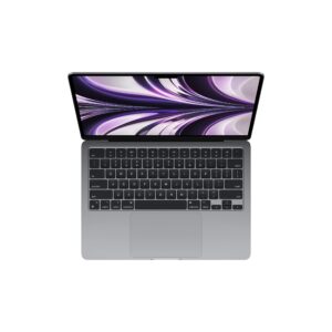 Apple 2022 MacBook Air with M2 chip, 8 core CPU, 10 core GPU, 16GB RAM, 512GB SSD Storage - Space Gray (Z15T0005G)