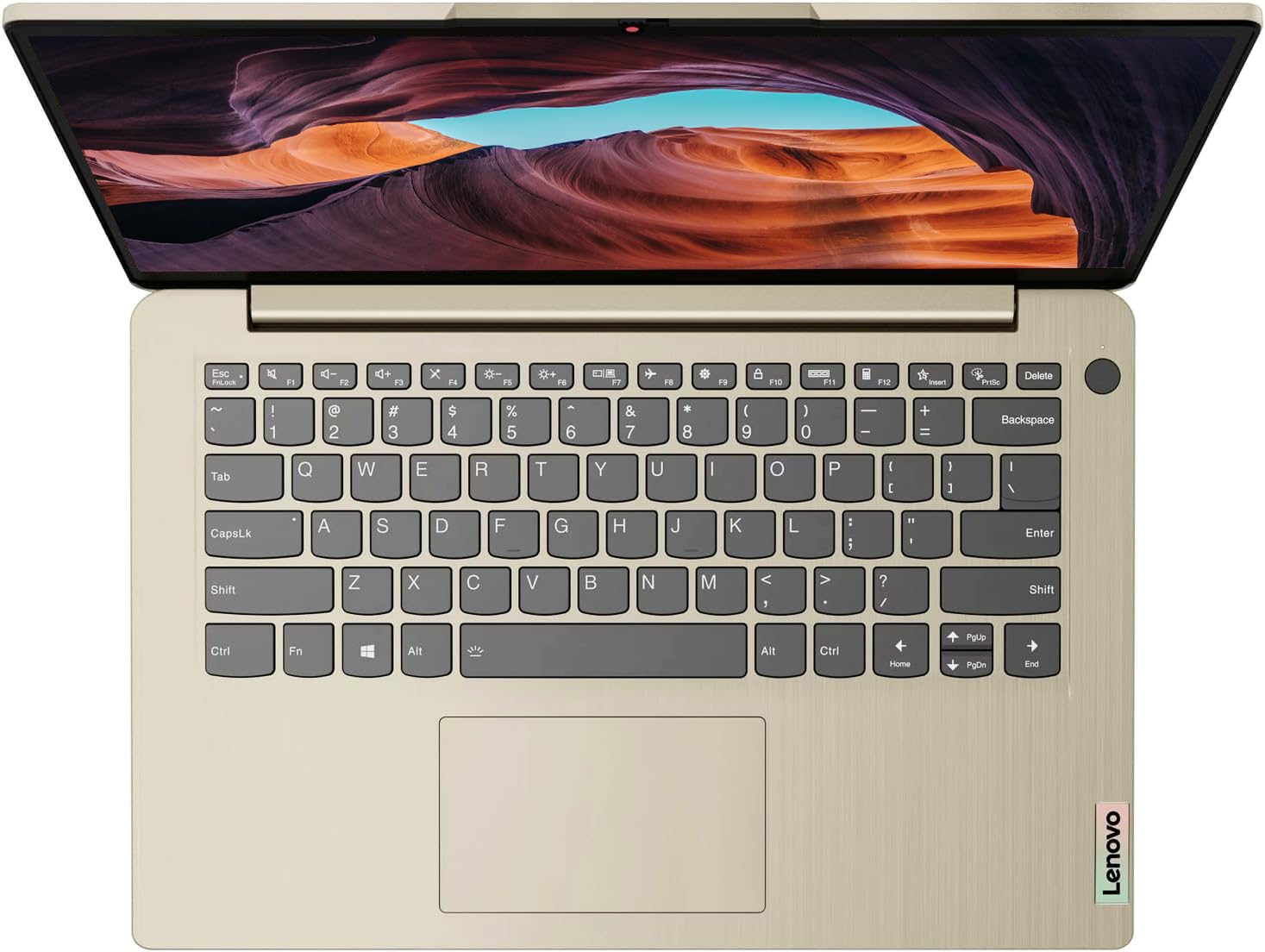 Lenovo IdeaPad 3 Laptop, 14" FHD Display, AMD Ryzen 7 5700U, 36GB RAM, 2TB PCIe M.2 SSD, Wi-Fi 6, Windows 11 Home, Webcam, Fingerprint Reader, Backlit Keyboard, HDMI, Beige/Sand