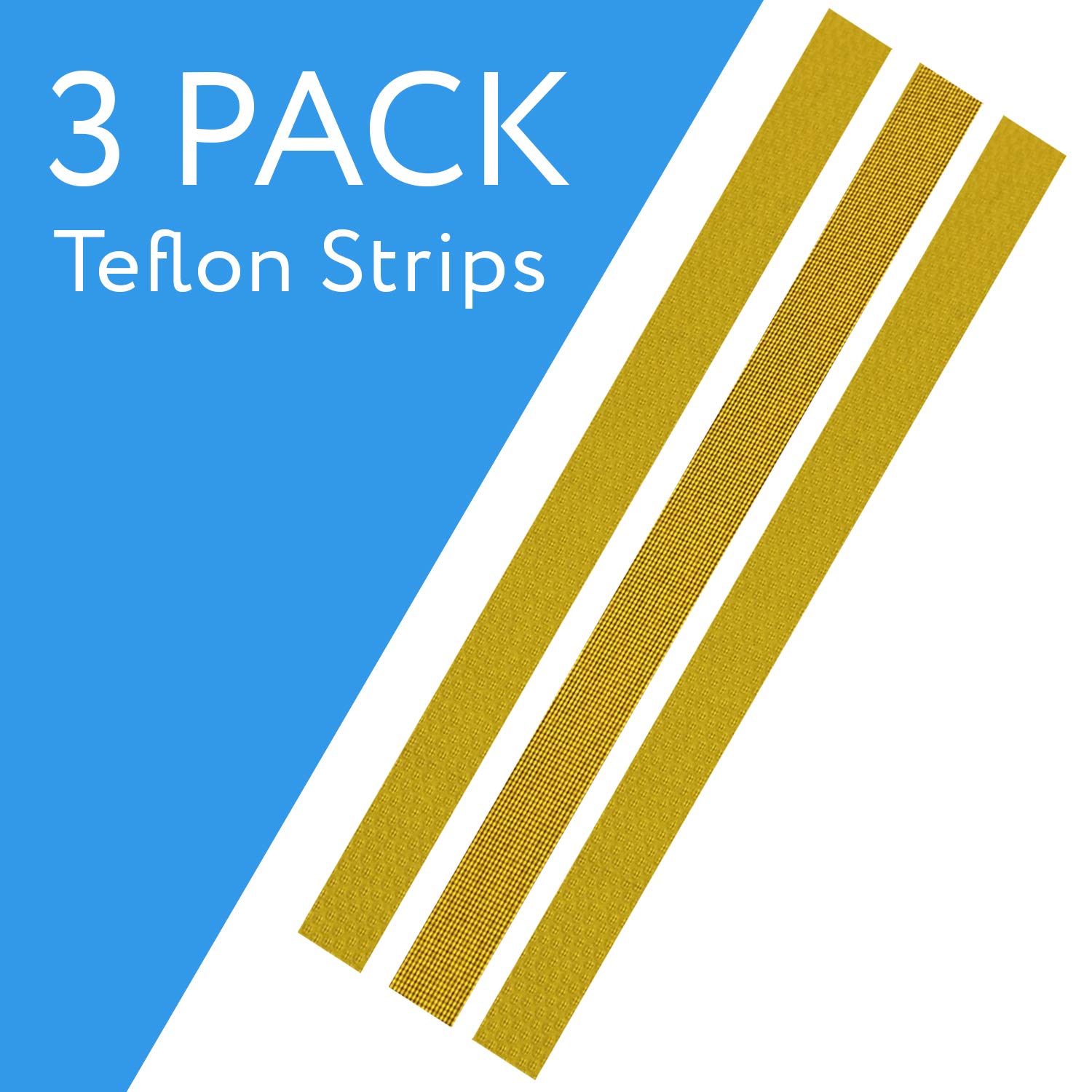 Impresa [3 Pack] Teflon Strips for FoodSaver Vacuum Sealers - Fits FoodSaver, Rival Seal-A-Meal, Weston, Cabella's and Nesco Models