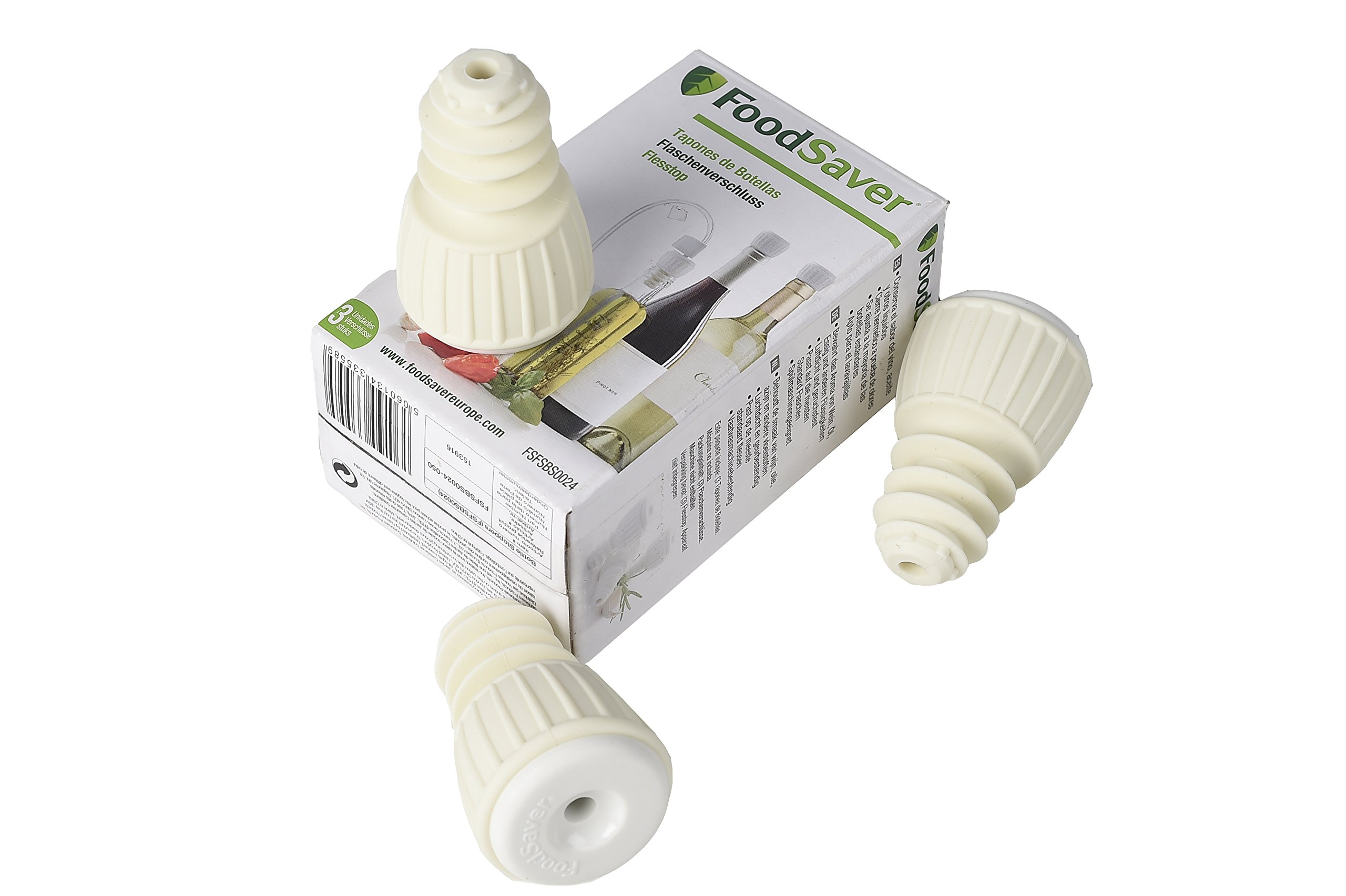 Foodsaver® - Bottle Stoppers (set Of 3)