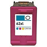 OCProducts Refilled Ink Cartridge Replacement for HP 62XL for Officejet 5742 5740 8040 Envy 5540 5640 5660 7640 Printers (1 Color)