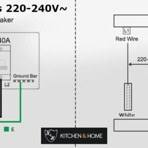 K&H 4 Burner 24 Inch Built-in Induction Electric Stove Top Ceramic Cooktop Touch Control 240V 6000W IN24-6004