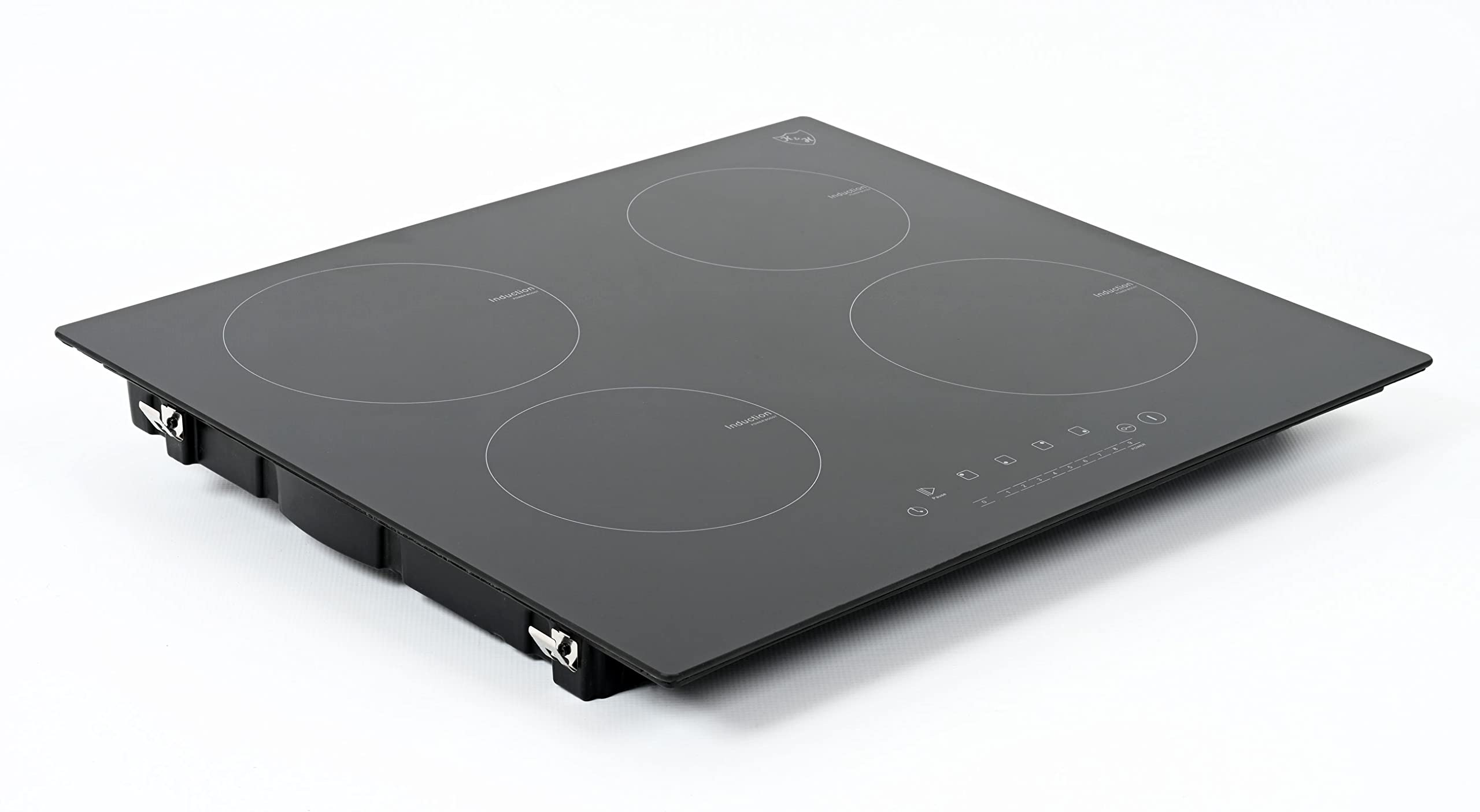 K&H 4 Burner 24 Inch Built-in Induction Electric Stove Top Ceramic Cooktop Touch Control 240V 6000W IN24-6004