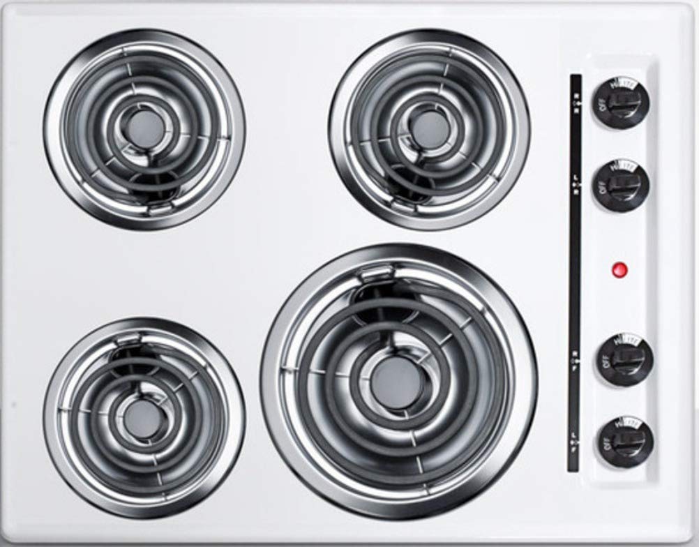 Summit Appliance WEL03 Electric Cooktop, White