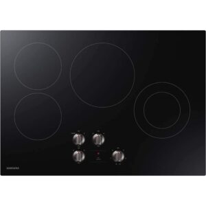 SAMSUNG 30" Built In Electric Cooktop with 4 Elements, Black, NZ30R5330RK/AA