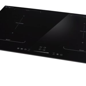 Empava 30-Inch Electric Induction Cooktop 6 Booster Burners Stove Top 7200W Including 2 Flexi-Bridge Zone in Black Vitro Ceramic Glass, 30 Inch