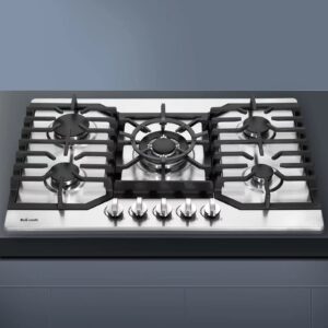 30 Inch Gas Cooktop, Stainless Steel Built-in 5 Burners Gas Stovetop LPG/NG Convertible Gas Stove Top Dual Fuel Gas Hob DM527-05