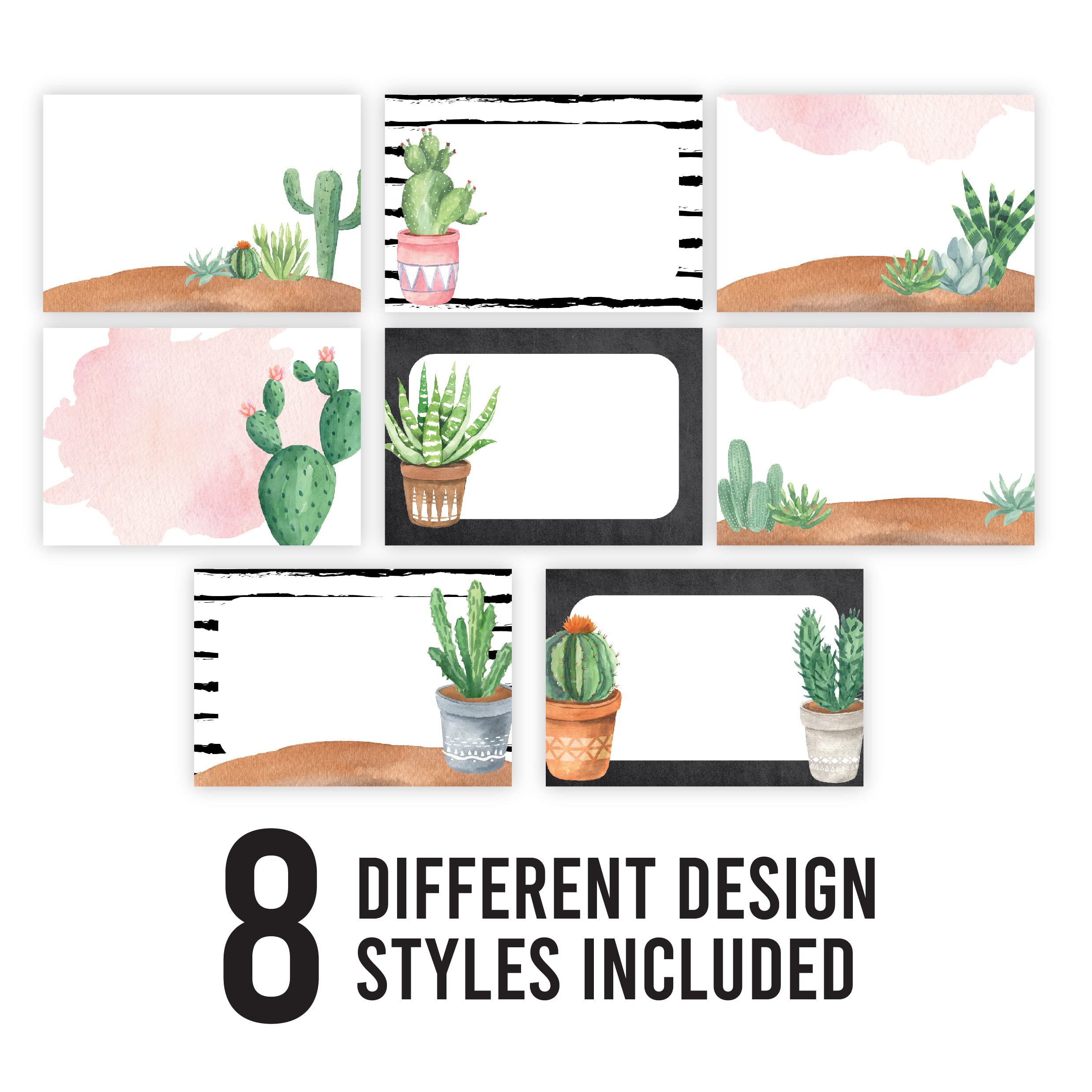 56 Cactus Name Tags for Classroom Cubbies - Self Adhesive Name Tags Sticker Name Tags for Kids, Name Tag Stickers for Kids Name Labels for School, Nametags Labels for Classroom Labels for Teachers