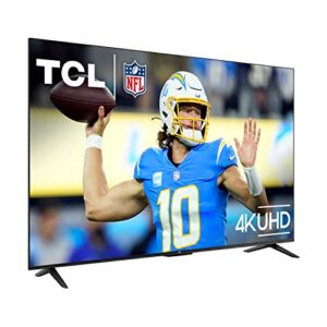 TCL 65-Inch Class S4 4K LED Smart TV with Google (65S450G, 2023 Model), Dolby Vision, HDR Pro, Atmos, Assistant Built-in Voice Remote, Works Alexa, Streaming UHD Television