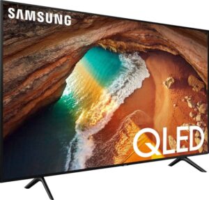 samsung qn65q60rafxza flat 65" qled 4k q60 series (2019) ultra hd smart tv with hdr and alexa compatibility