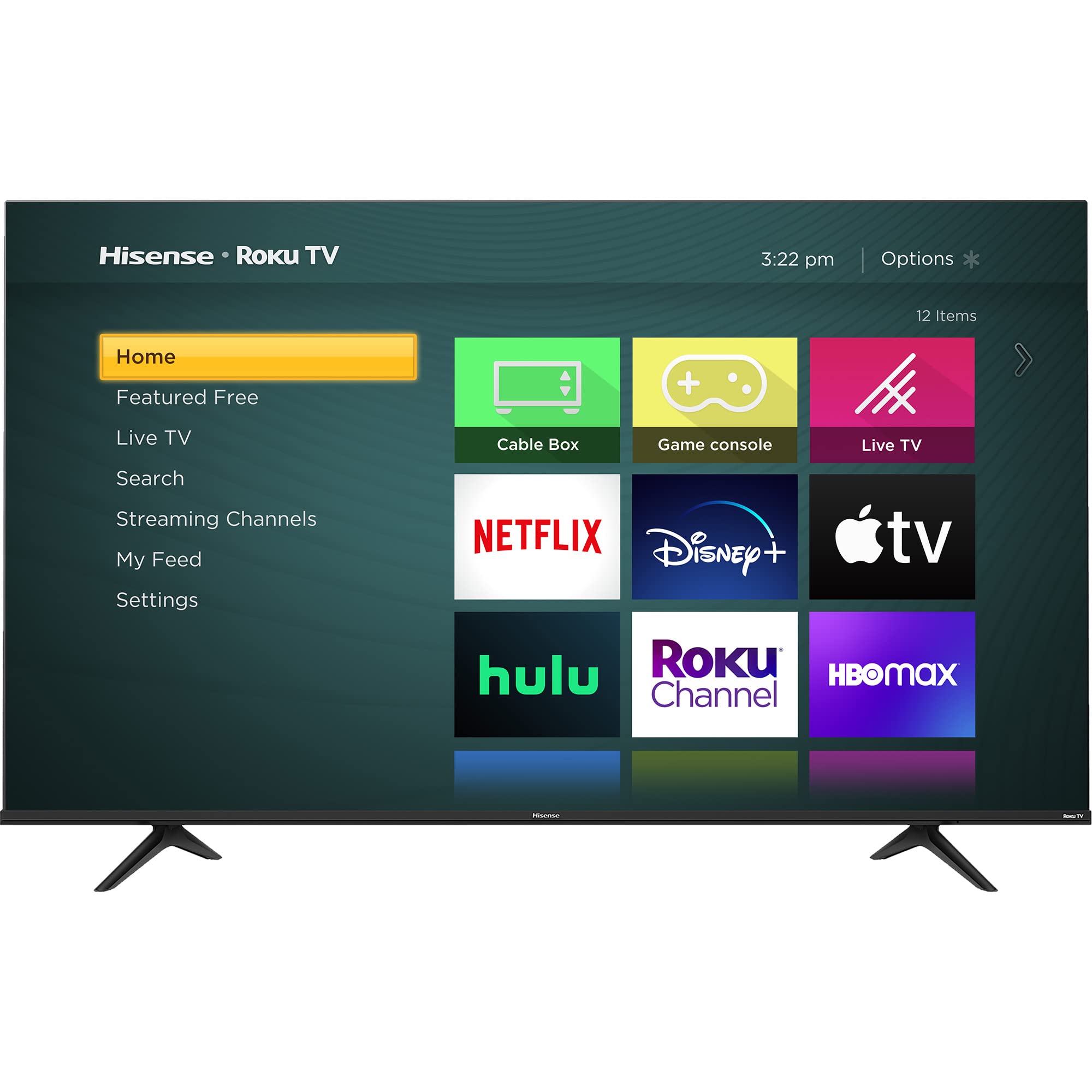 Hisense 65-Inch Class R6090G Roku 4K UHD Smart TV with Alexa Compatibility (65R6090G, 2020 Model)